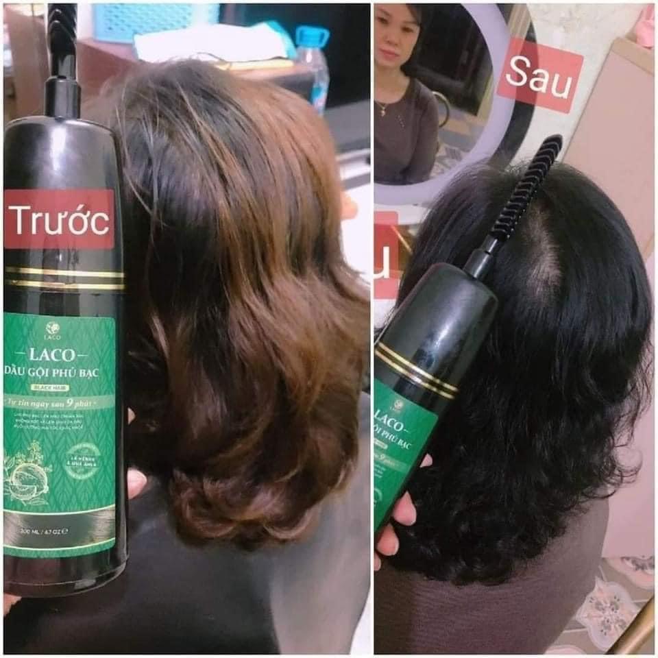 Dầu gội phủ bạc Laco