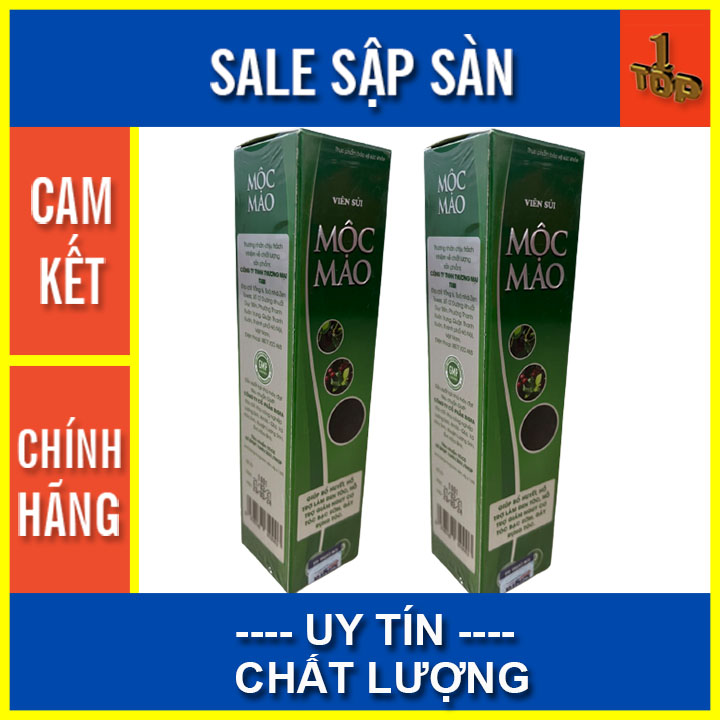 Mộc Mao (Hộp 60 viên , Sủi 20 viên) - Giảm nguy cơ tóc bạc sớm , Top1