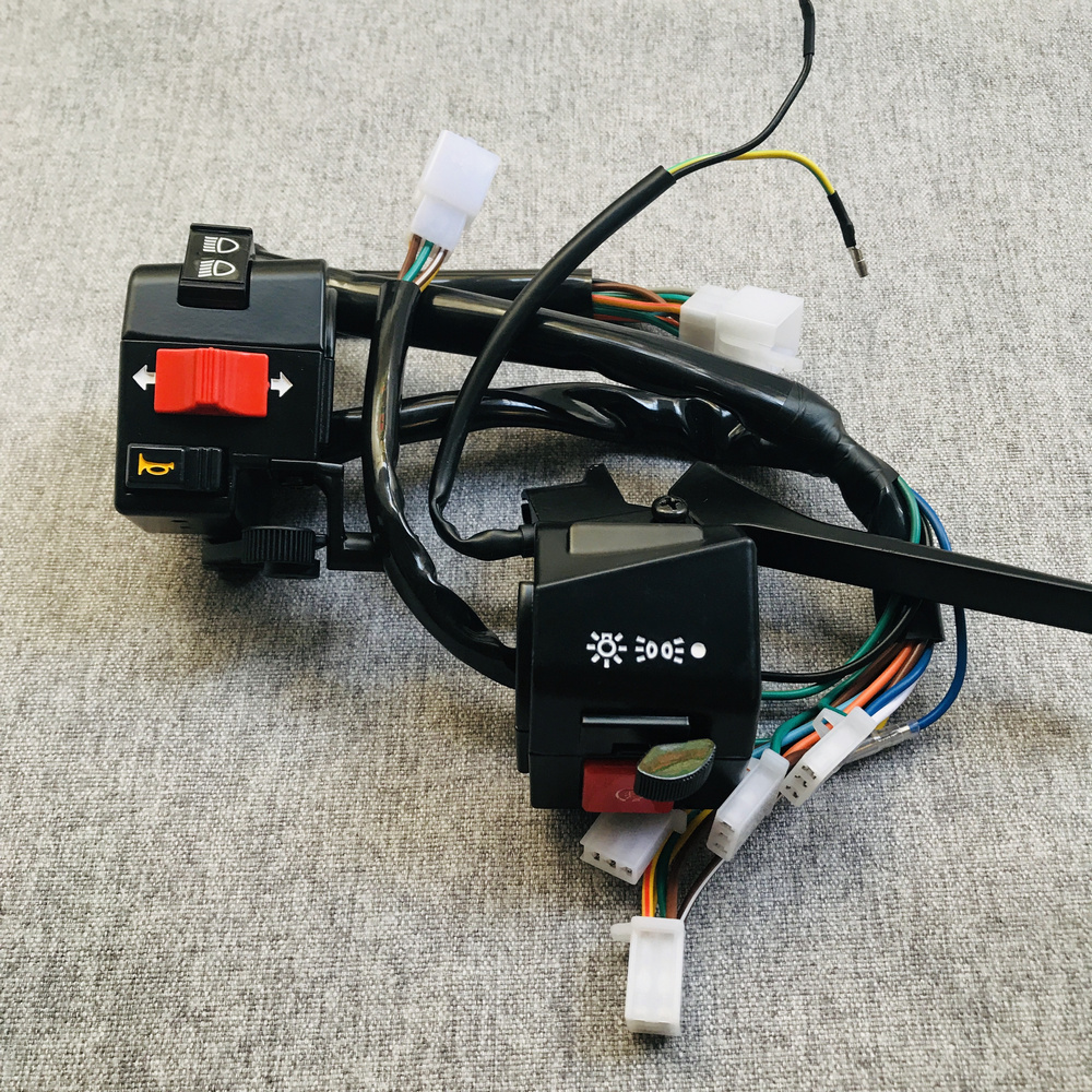 TRỌN BỘ Cùm công tác xe máy, cùm nút nhấn XI NHAN, ĐỀ, ĐÈN, CÒI, BẬT ĐÈN gắn DÒNG xe DREAM, DREAM NHẬT