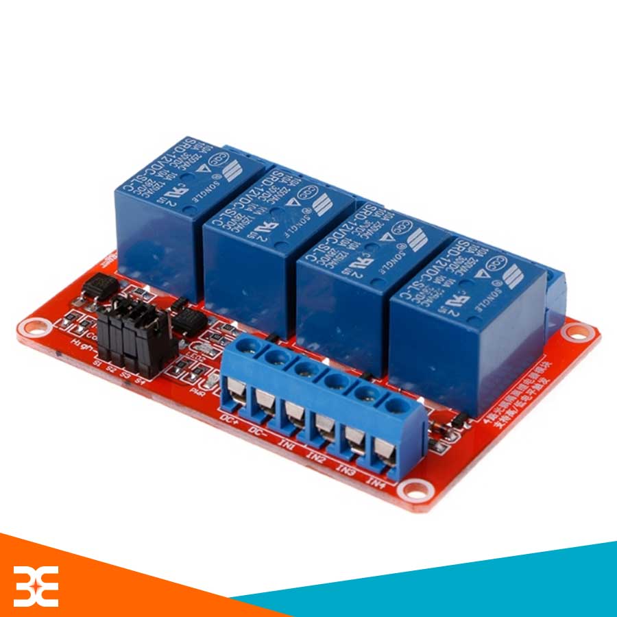 Module relay 12vdc 4 kênh h/l