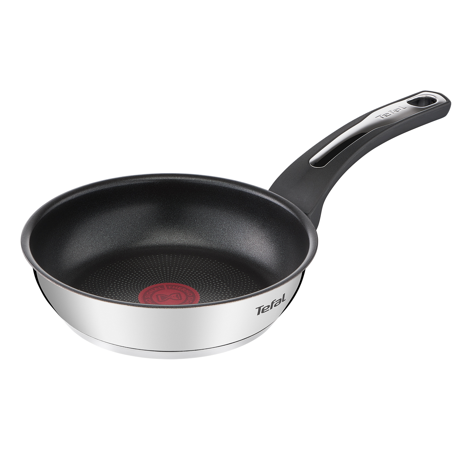 Chảo rán inox tefal emotion không pfoa bạc