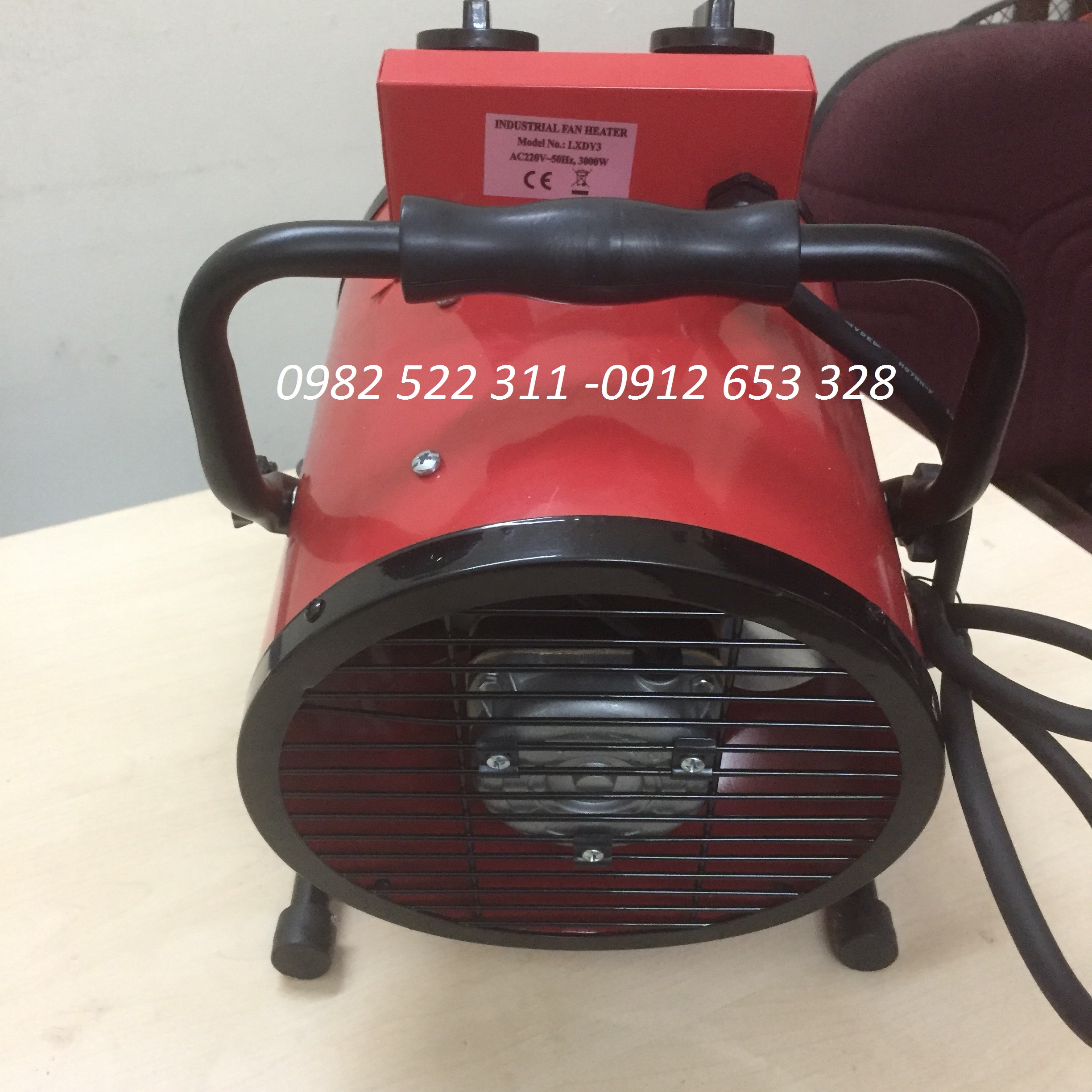Máy sấy gió nóng bằng điện trở 3kw
