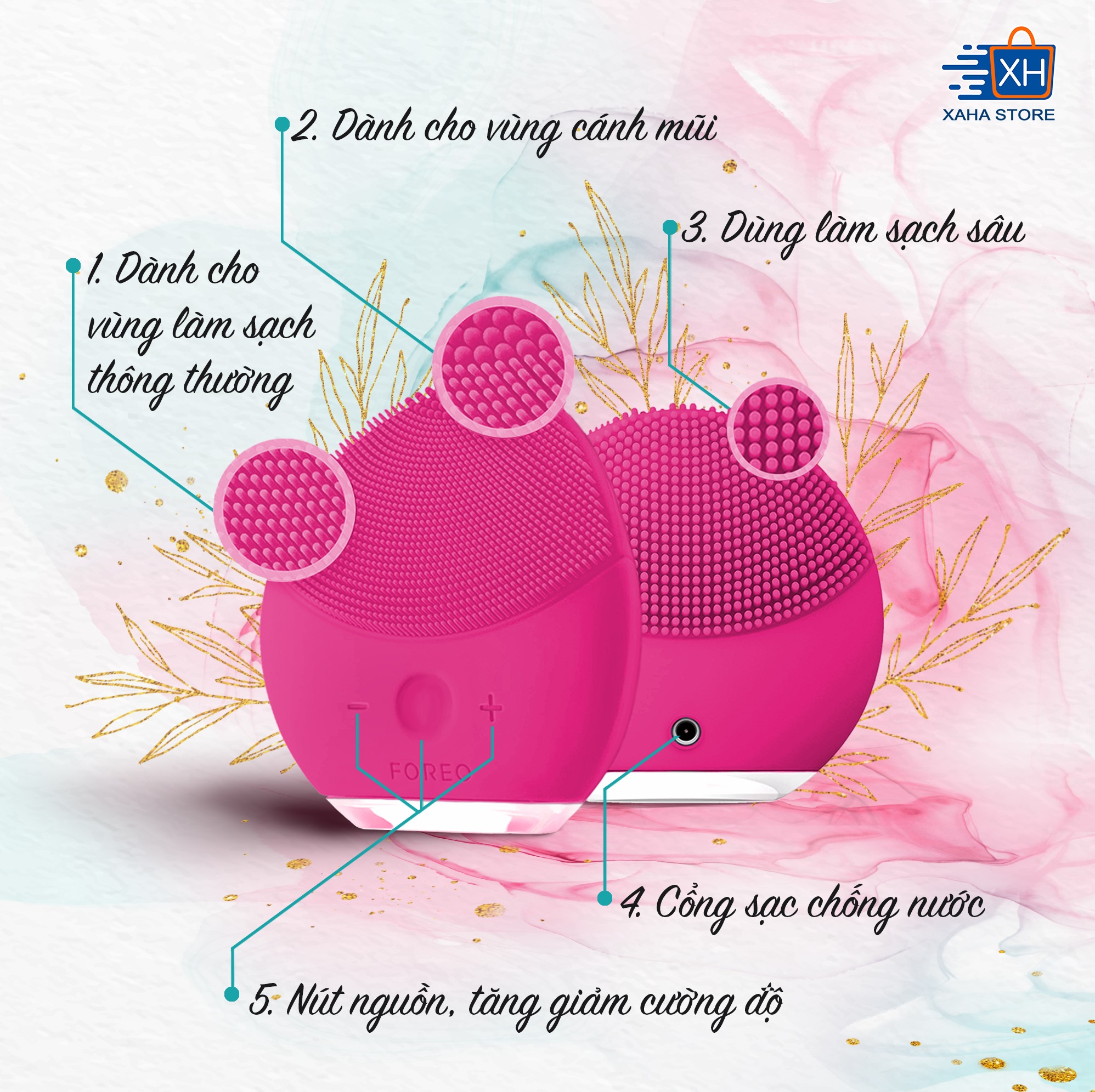 [Hoàn Tiền MAX] Máy rửa mặt Foreo Luna Mini 2 (Facial Cleansing Device - Foreo Luna Mini 2)
