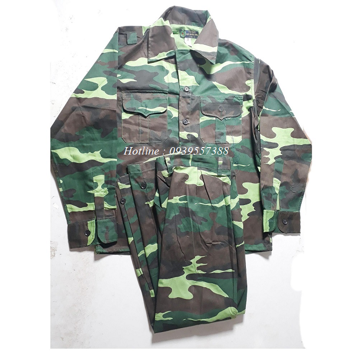 Blue camouflage work set, thick burlap work safety clothes ..
