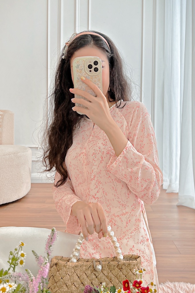 Sumire Store Áo bà ba Cách tân Út Hoa - 07 màu