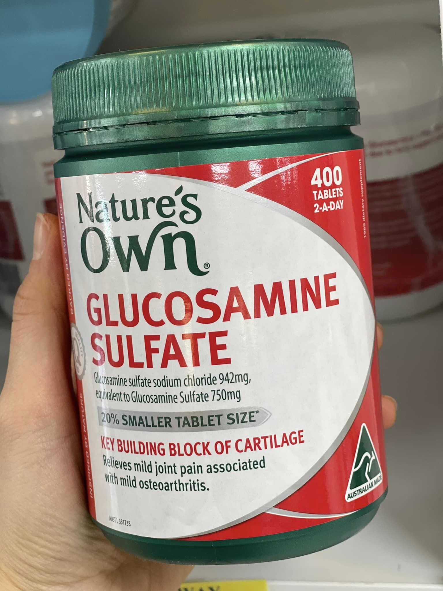 Nature's Own Glucosamine Sulfate with 400 Tablets