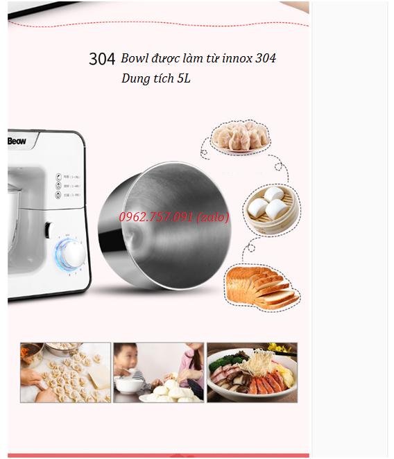 Máy nhào bột đánh trứng Beow Co2