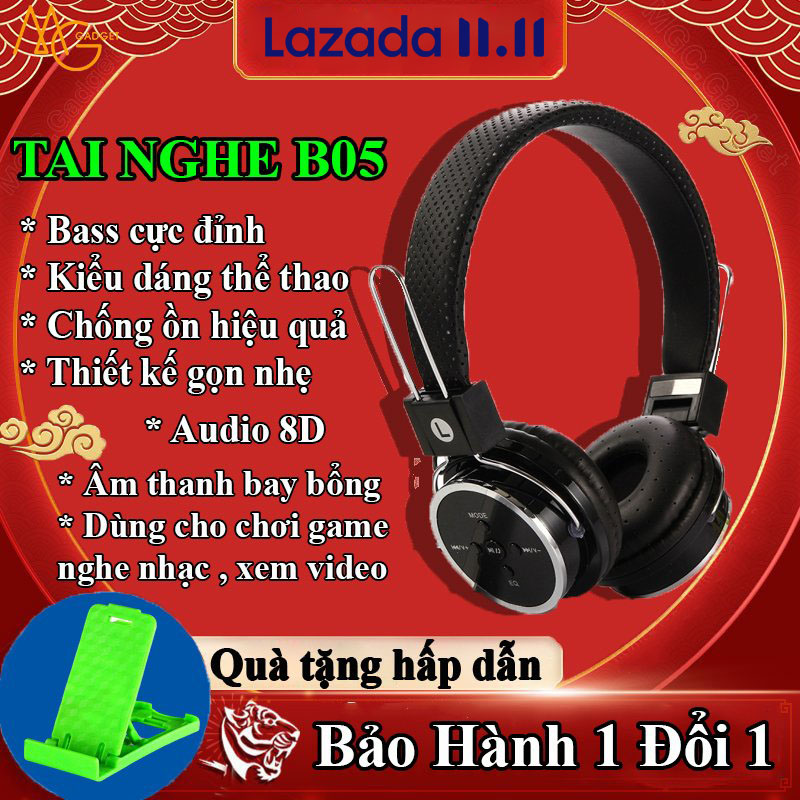 >> BÁO GIÁ TAI NGHE BLUTOOTH GYM 530. PIN 1000 MAH. NGHE NHẠC 100H,HỖ TRỢ KẾT NỐI THẺ NHỚ NGOÀI. ÂM THAN 9D NGHE NHẠC ĐỈN | Shopee Lazada Sendo Tiki mới nhất 72 Tai nghe Bluetooth Chụp Tai B05-thời sử dụng 7-8h-Tai nghe-tai nghe bluetooth hỗ trợ thẻ nhớ-có míc đàm thoại-tai nghe không cần pin với dây cắm 3.5-kết nối 10m-chống va đập-hỗ trợ Fm-thẻ nhớ-Gấp nhỏ Ghọn-Quà tặng hấp dẫn