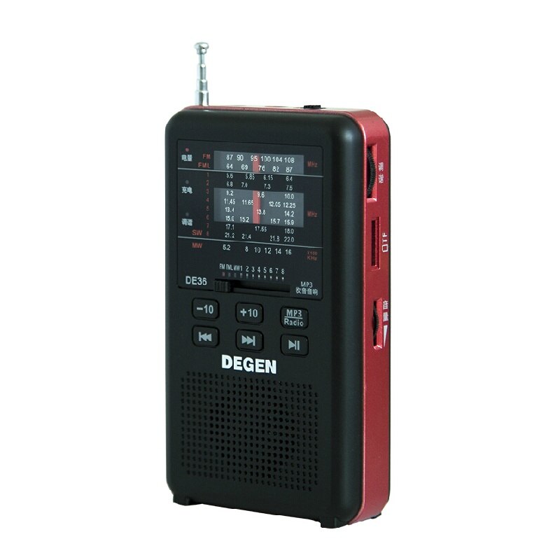 RADIO NGHE NHẠC MP3  DEGEN DE- 36 ( đọc MP3 qua cổng TF card)