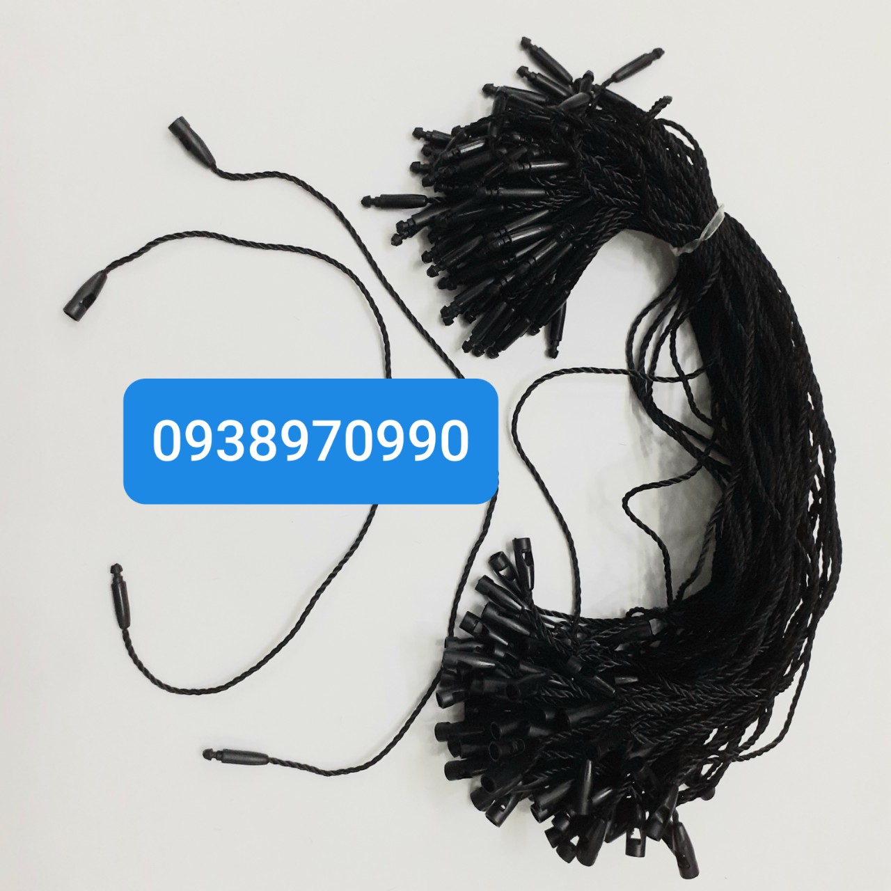 Dây treo nhãn mác, hangtag - Combo 100 sợi/bó