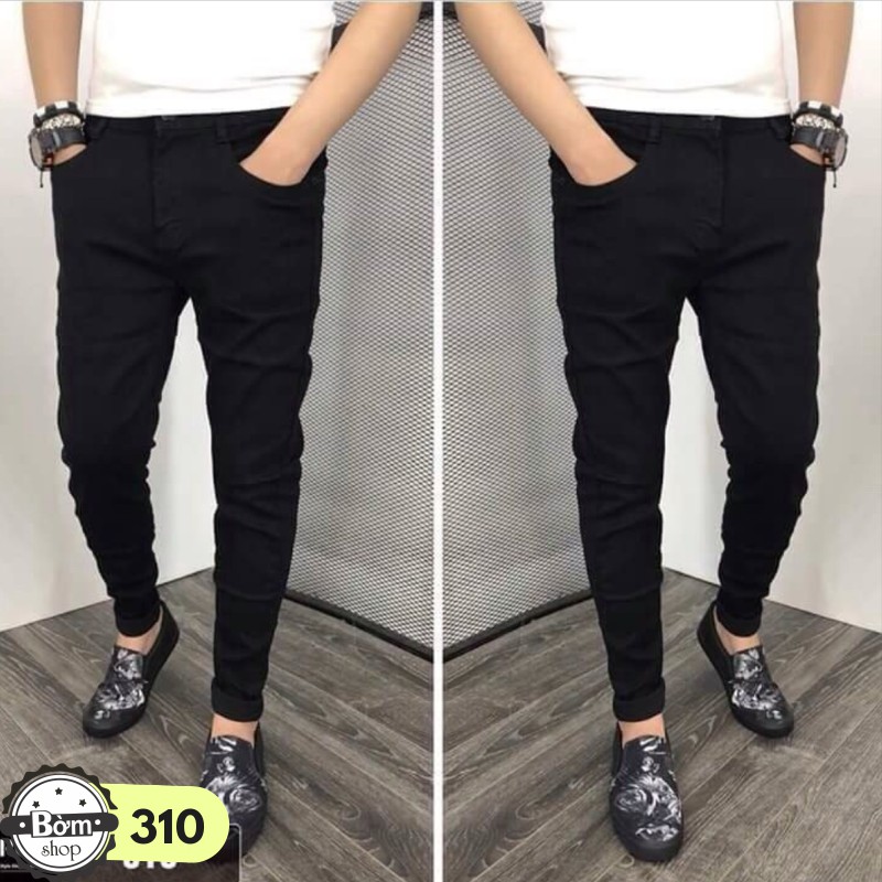 [Mã BMINC50 giảm 50k đơn 99k] Quần Jean Dài Nam Đen Basic BEACON DENIM Dễ Phối Đồ Form Slim Fit JD310