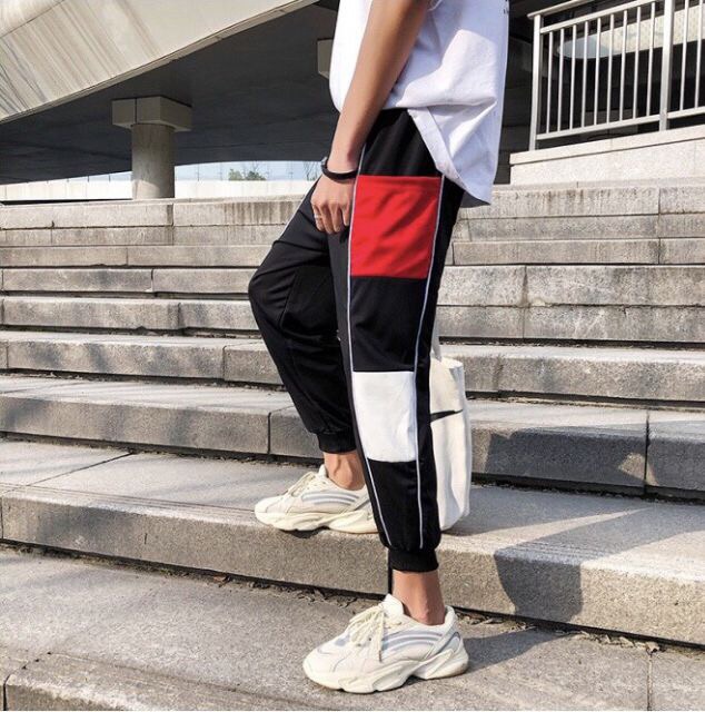 Quần Jogger Spun Đắp Màu Da Cá Unisex Nam, Nữ