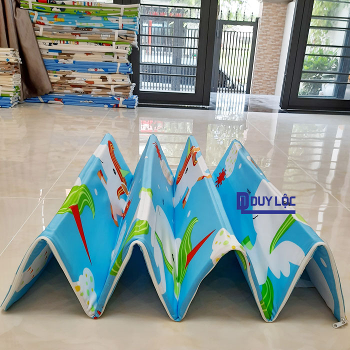 Nệm em bé đệm trẻ em xếp gấp gọn nhẹ