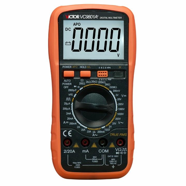 Đồng hồ vạn năng VICTOR VC 9801A+ thông dụng