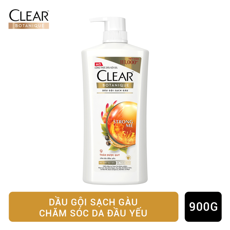 CLEAR Dầu Gội Thảo Dược 900G cao cấp