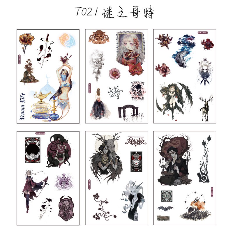 Stickers Dễ Thương 20 Chủ Đề Khác Nhau Sticker Cute Hình Dán Cổ Trang ...