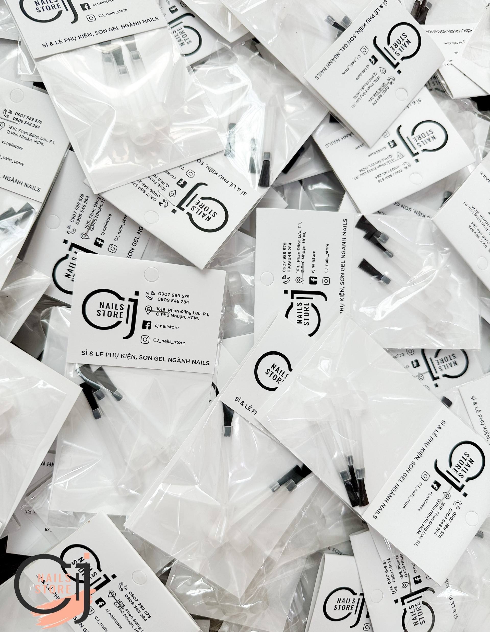 {CJ Nails Store} Cọ thay thế của chai sơn (Túi 3 cái)