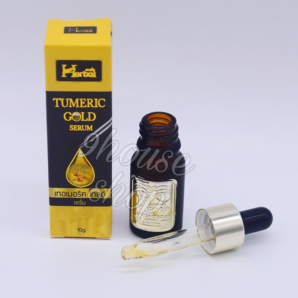 01 chai serum nghệ đen herbal thái lan 10ml