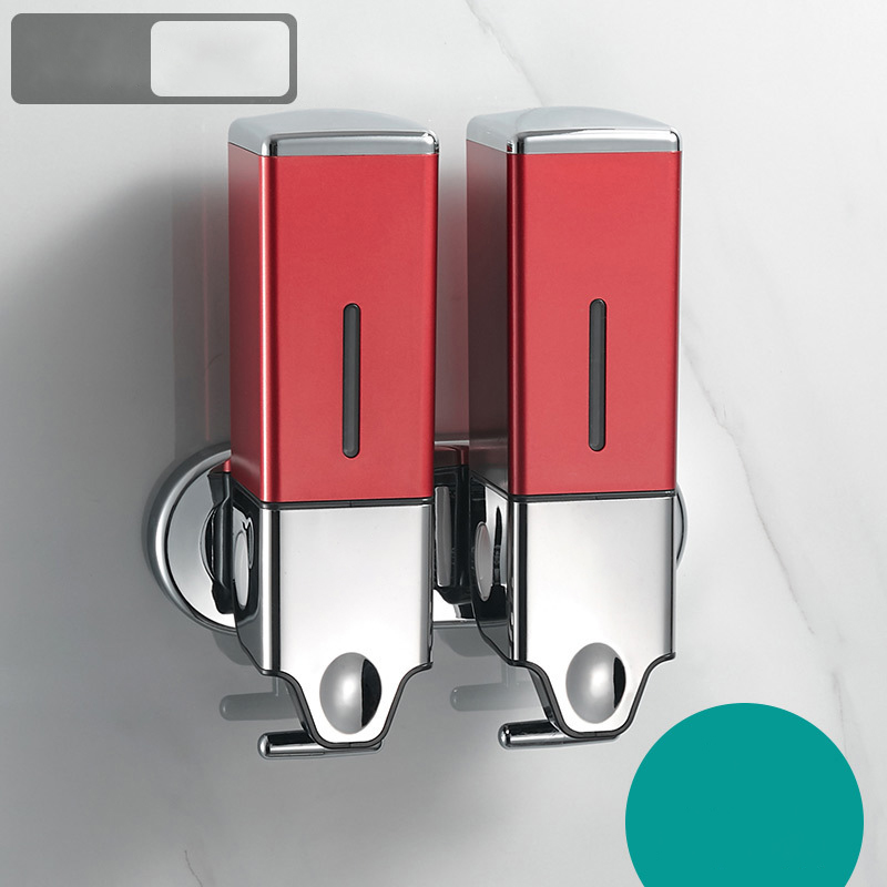 Hộp đựng dầu gội sữa tắm Kosko GANGANG-GGTĐ02 gắn tường vuông - đôi lắp đặt dễ dàng , Hộp đựng nước rửa tay gắn tường bình đựng dầu gội
