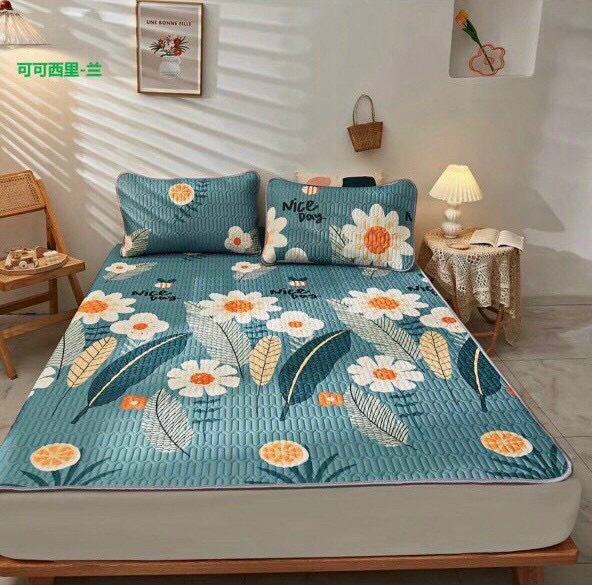 Chiếu điều hòa mát lạnh-chiếu điều hòa cao su non 1m8 x 2m,chiếu điều hòa mát lạnh cao cấp-Chiếu điều hòa 3D từ cao su non êm mát - Chieu Cao Su Rosea Crystal-Mall