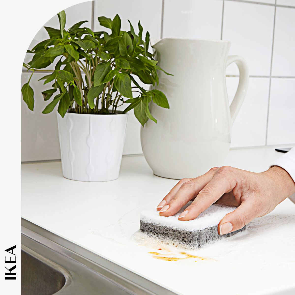 [HCM] BỘ 03 MÚT RỬA CHÉN IKEA CHÍNH HÃNG –  SVAMPIG