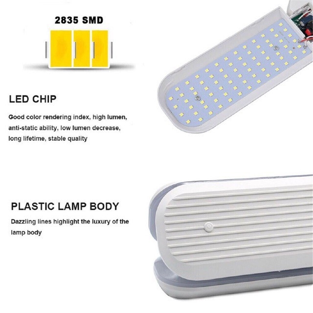 Đèn Led 4 Cánh Quạt 60W + Tâm Đèn [ Tốt ]