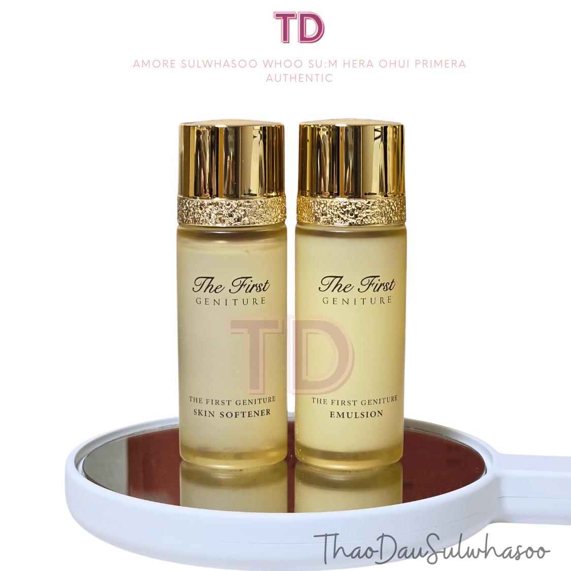 1 Cặp Nước Hoa Hồng Sữa Dưỡng Tái Sinh Da Ohui The First Geniture Emulsion 20ml tloskorea cũ