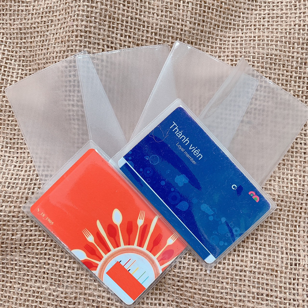 Túi đựng card visit, atm, cmnd trong suốt