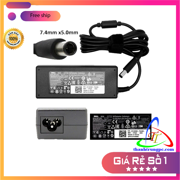 Sạc laptop Dell Latitude E54000 E5410 E6400 E6410+ tặng dây nguồn