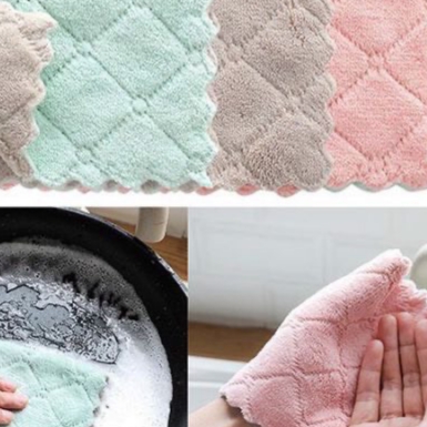 Sét 04 Cái - Khăn Lau Bếp Đa Năng - Tiện Dụng