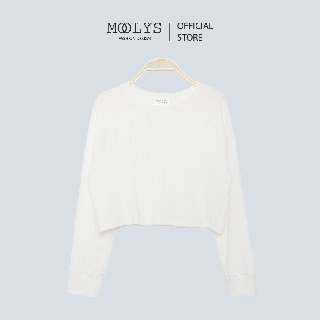Áo croptop dài tay basic Moolys MC007