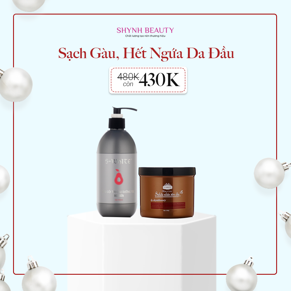 Kem Ủ Tóc Nhân Sâm Đào S-White 500g