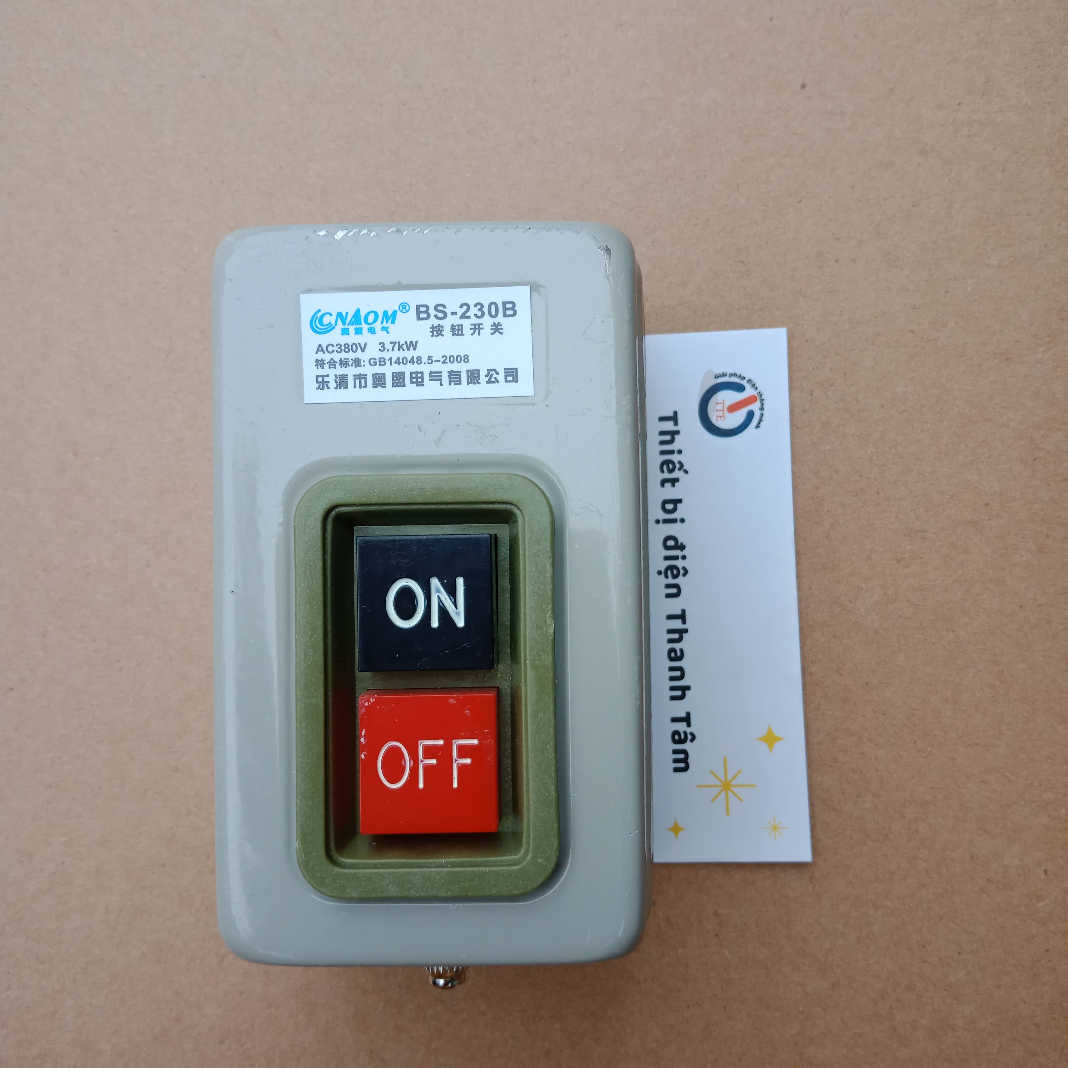 [ON/OFF điện 3 pha] BS230B Công tắc, Nút nhấn ĐIỀU KHIỂN ĐIỆN