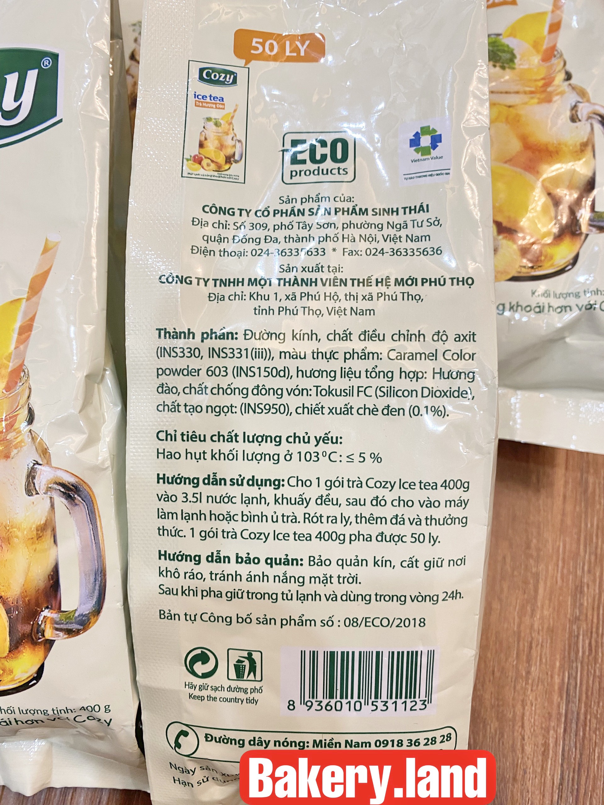 Trà đào hoà tan Cozy Ice tea 400g