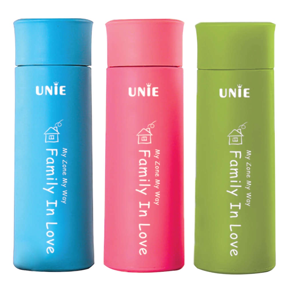 Bình đựng nước giữ nhiệt unie un100, bình thủy tinh bọc nhựa,