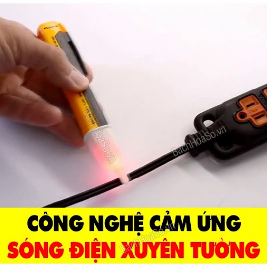 Bút thử điện xuyên tường cảm ứng thông minh. Phát ra âm thanh khi phát hiện dòng điện