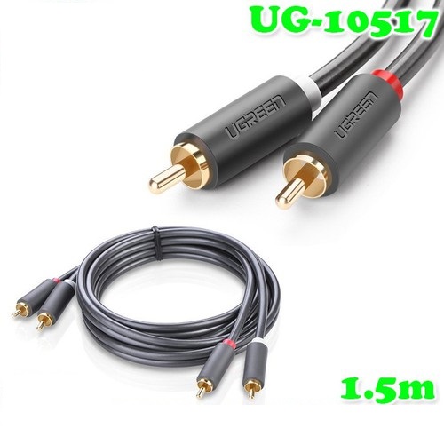 Cáp AV hoa sen 2 đầu RCA 1.5m Ugreen UG-10517