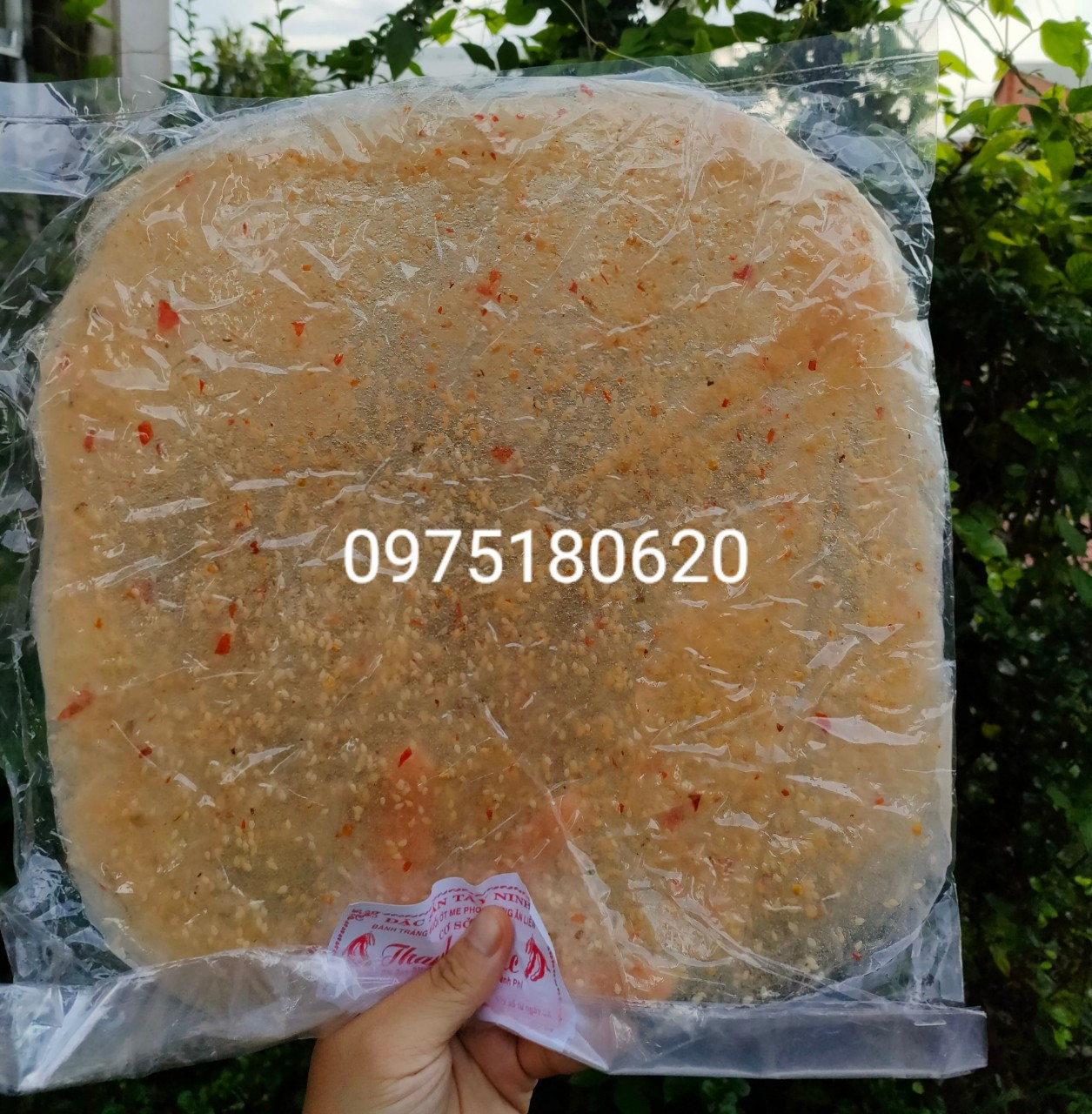 1kg Bánh tráng dẻo me Tây Ninh ăn vặt 1