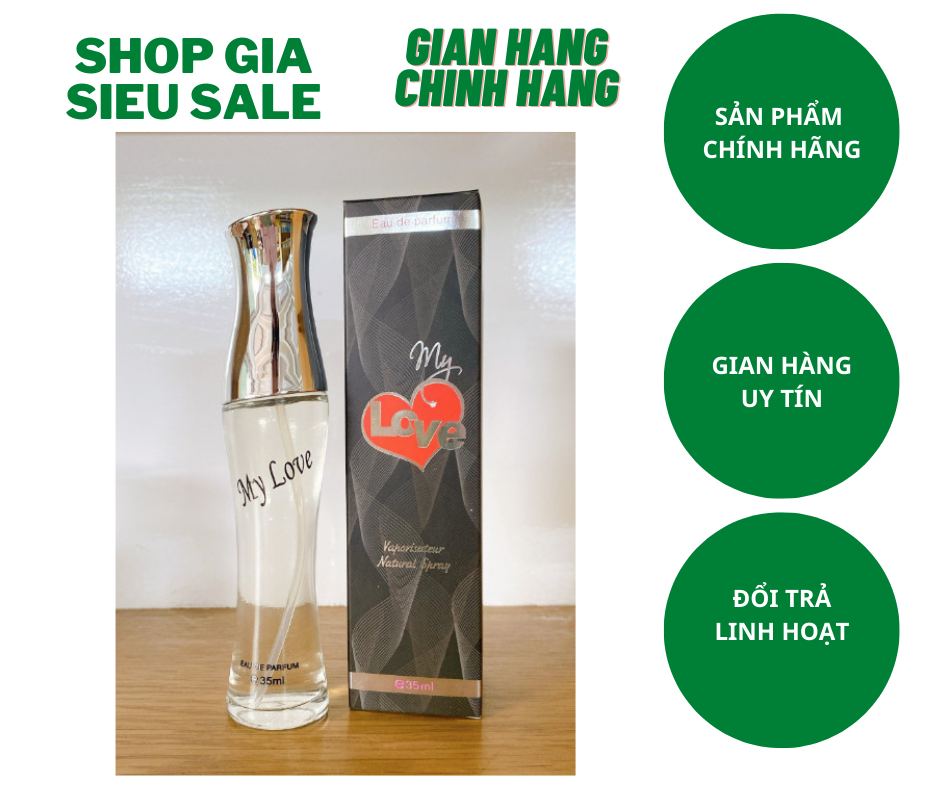 [HCM]NƯỚC HOA MY LOVE ĐEN 35ML