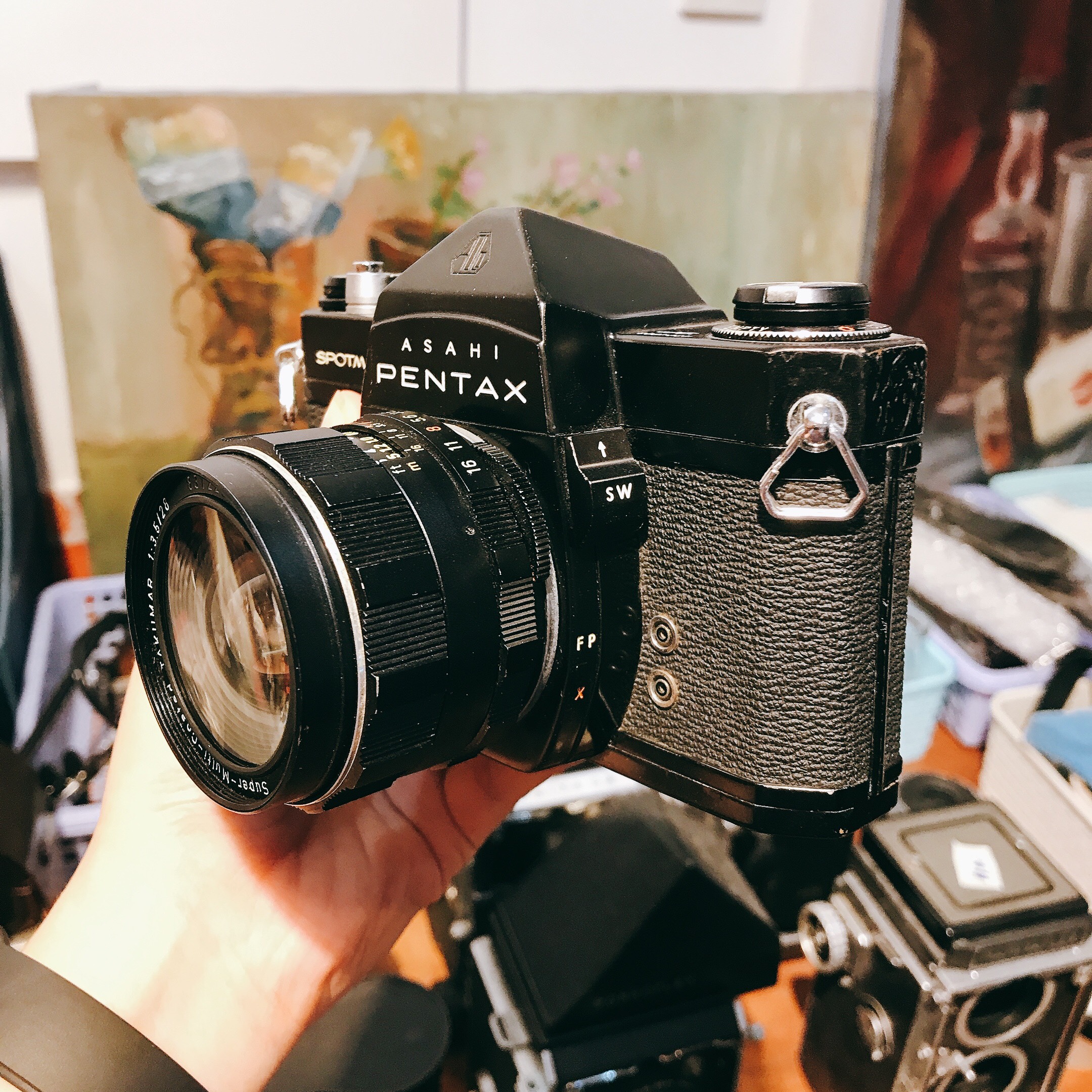 Máy ảnh film Pentax Spotmatic & Lens Takumar