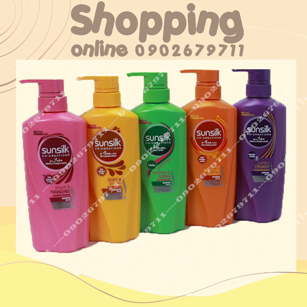 Dầu gội - Dầu xả Sunsilk Co-creations Thái Lan