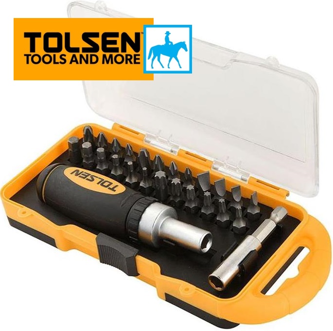 [HCM]Bộ 26 Đầu Vít Các Loại Đa Năng Bits Set TOLSEN 20034