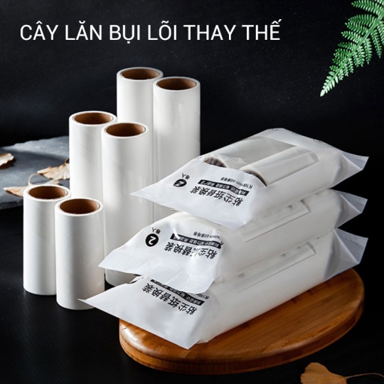 combo 6 Lõi Lăn Bụi Dự Phòng Thay Thế, Cây Lăn Bụi 10cm