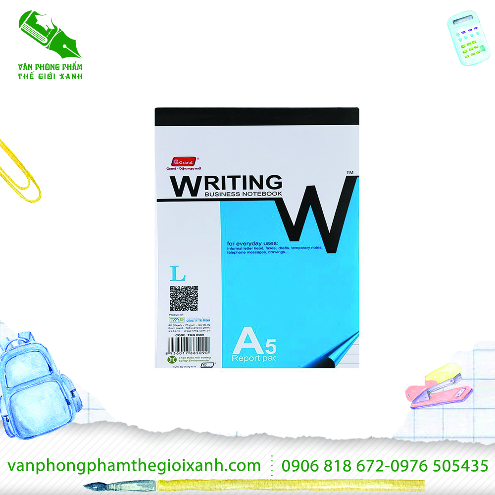 Vở Xé Grand A5 (40 Tờ) 8509