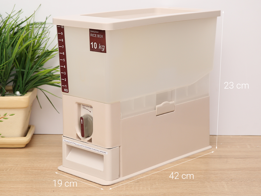Thùng Đựng Gạo Thông Minh Tashuan 10 Kg