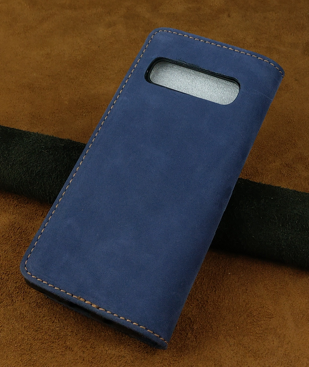 Bao Da Samsung S10 5G Handmade Da Bò Thật
