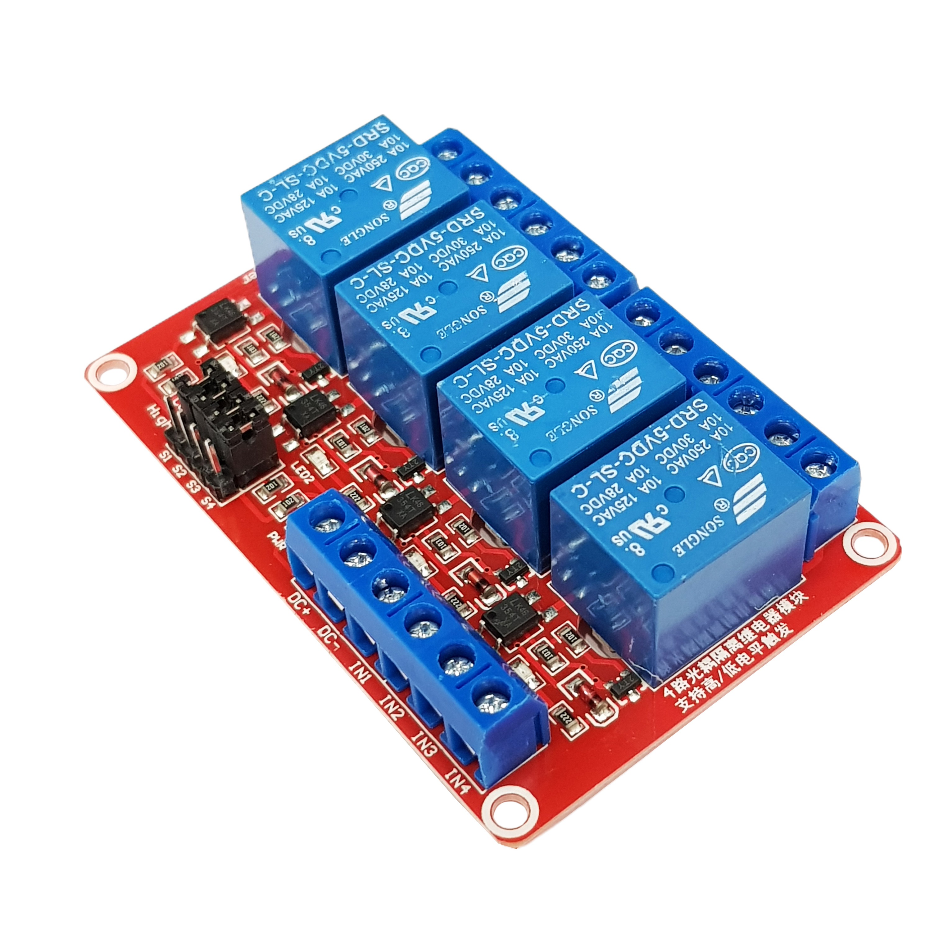 Module 4 Relay Kích H/L (5VDC)