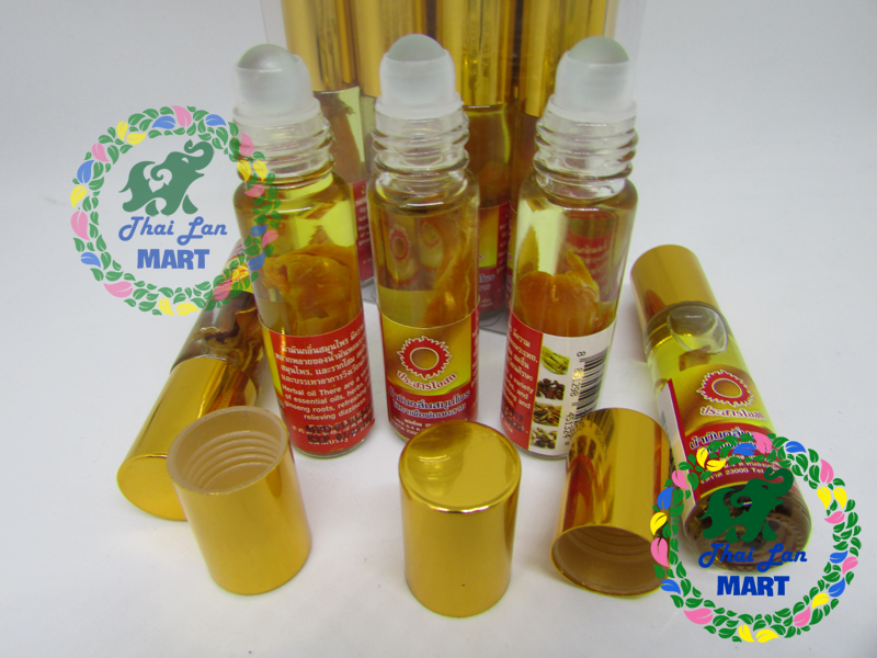 [HCM]12 CHAI DẦU GIÓ NHÂN SÂM ĐỎ THÁI LAN 8ML