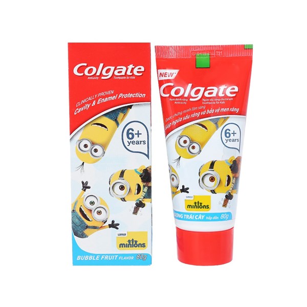 Kem Đánh Răng Trẻ Em Colgate Hương Bubble Fruit 80gr