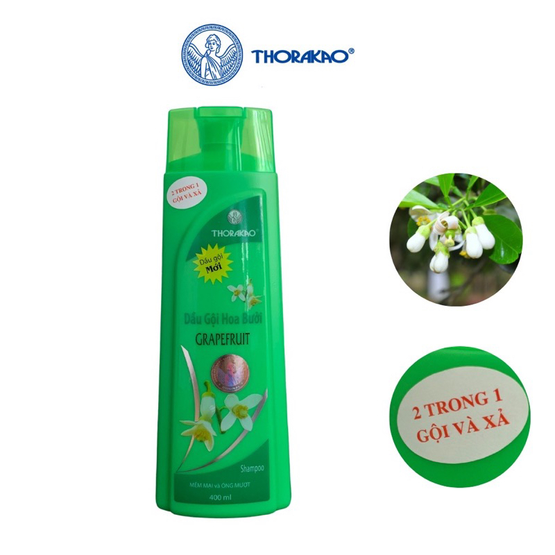 Dầu Gội Và Xả Hoa Bưởi Thorakao 400ml